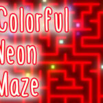 Labirint neon colorat